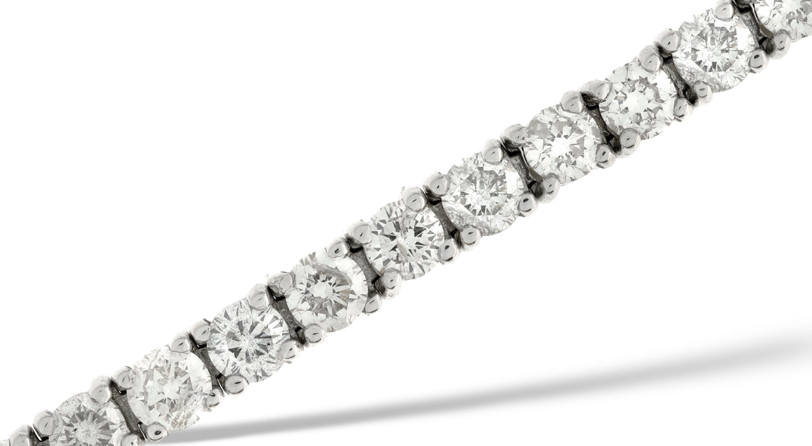 Diamond Tennis Bracelet 9.00ct 18K White Gold
